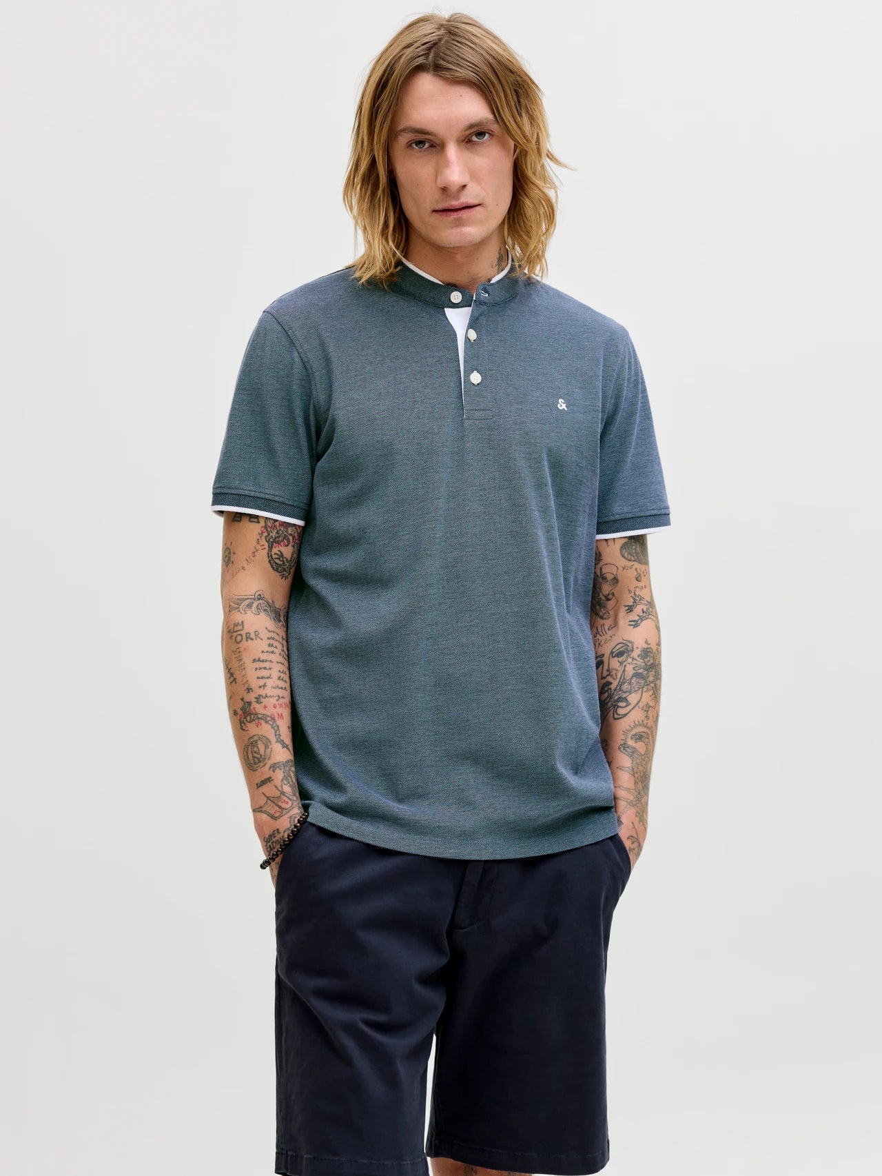 Polo Liso Manga Corta