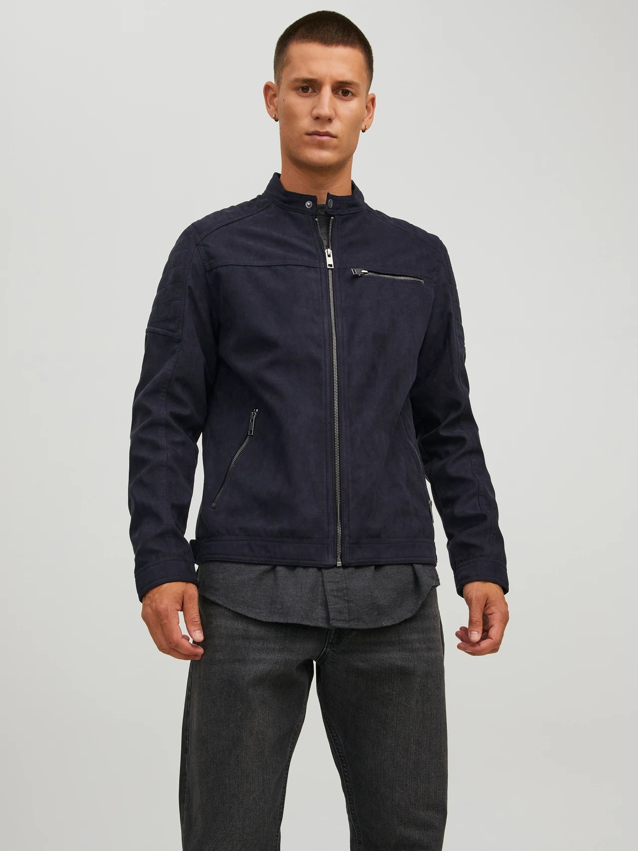 CHAQUETA DE ANTELINA SINTÉTICA