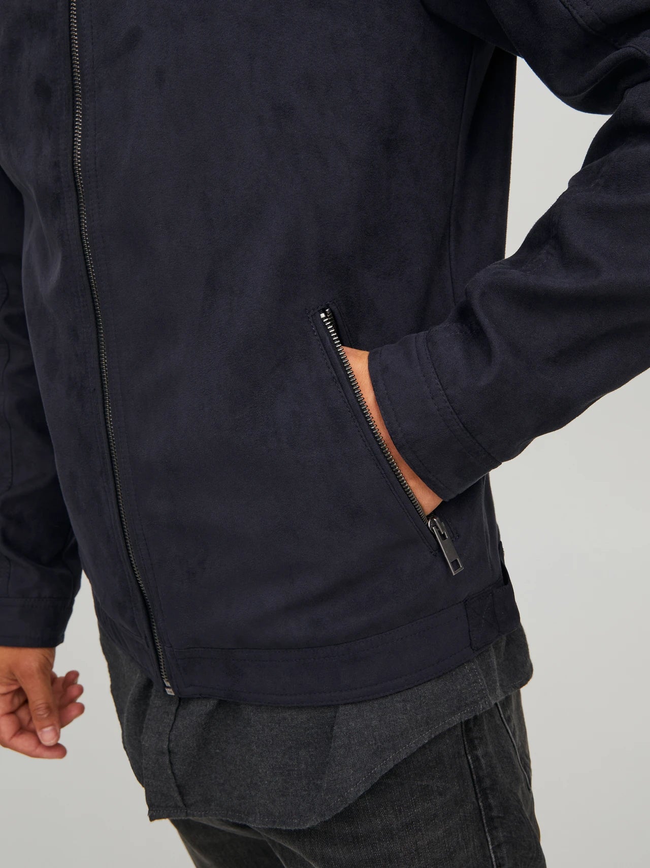CHAQUETA DE ANTELINA SINTÉTICA