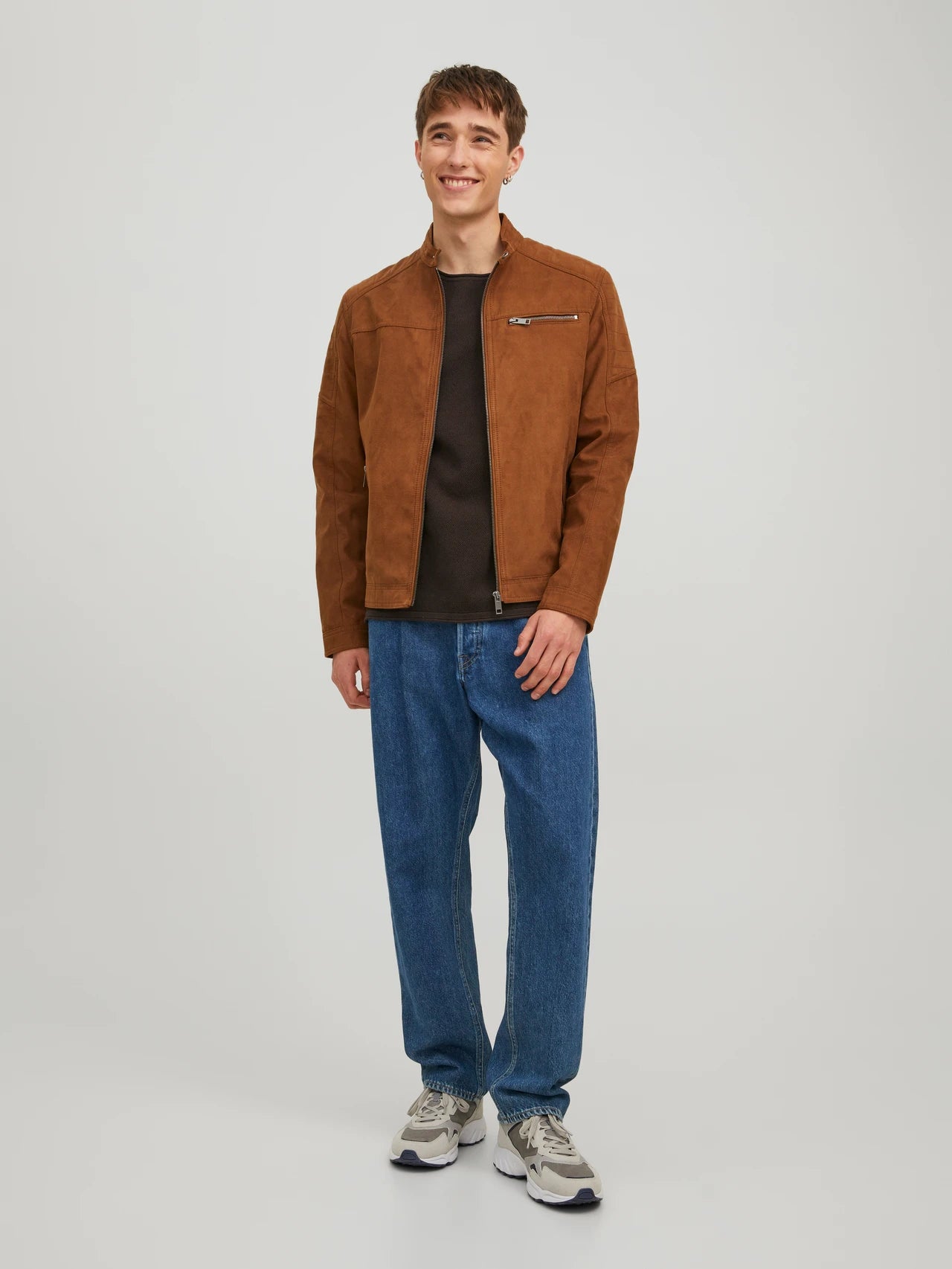CHAQUETA DE ANTELINA SINTÉTICA