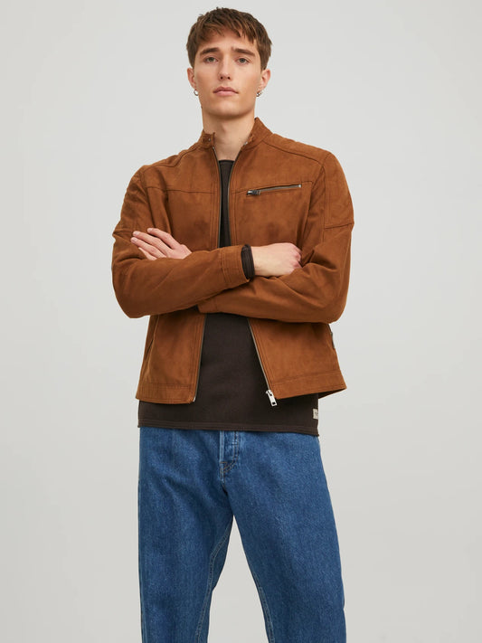 CHAQUETA DE ANTELINA SINTÉTICA