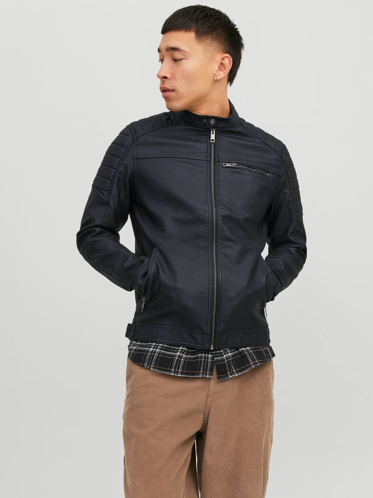CHAQUETA DE ANTELINA SINTÉTICA